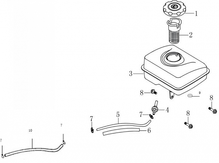 14 ГЛУШИТЕЛЬ ВИБРОПЛИТА БЕНЗИНОВАЯ CHAMPION PC5332F