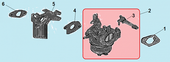 12 КАРБЮРАТОР КУЛЬТИВАТОР CHAMPION ВC5712