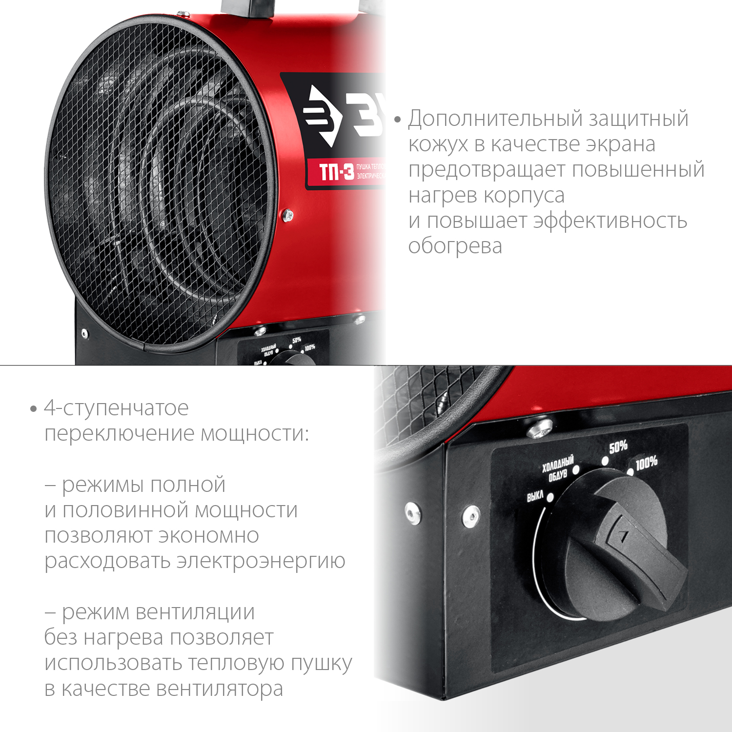 Тепловая пушка, компактная, ТП ТП-3