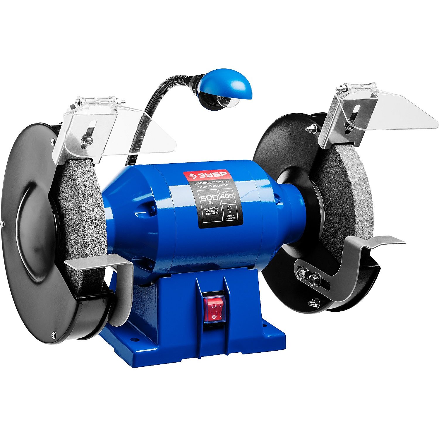 Точило с фонарем ЗТШМЭ-200-600