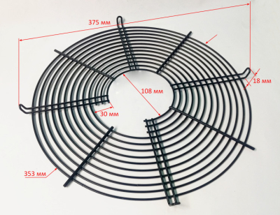 Решетка задняя для ТДПH-50000(40) BG