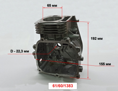 Блок цилиндра для GMC-5.0(1) c DJP011, GLM-5.0(1), КР-5.0(1) Ресанта c DJP012