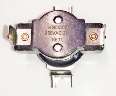 Термореле KSD302 60°C 25A 250V НЗ