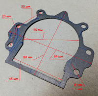 Прокладка картера для TR-800-1000(C4) TPW, GGT-860U, GGT-1000T/S, TR-1300T, 1500T(13) TFY